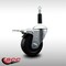 Service Caster 3.5'' SS Soft Rubber Swivel 7/8'' Expanding Stem Caster Total Lock Brake SCC-SSEXTTL20S3514-SRS-78 - alternate 2